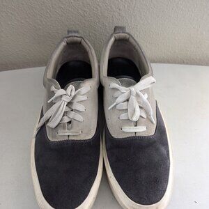 FEAR OF GOD 101 BONE CHARCOAL Men’s Sz 44   Suede Lace Up Sneakers